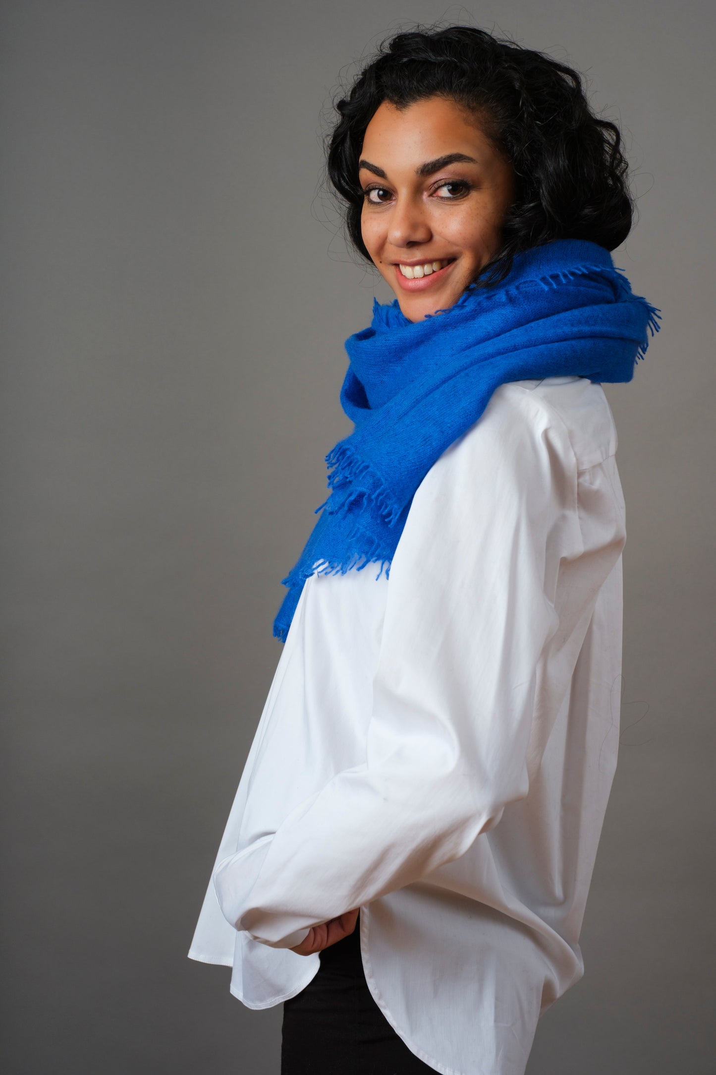 Kaschmir Schal Victoria Blue