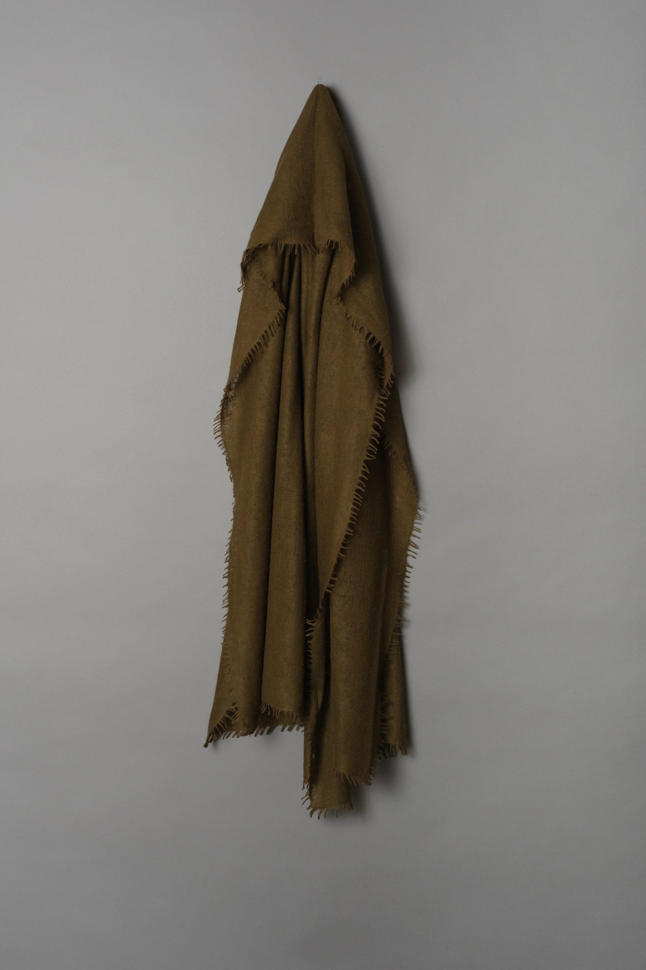Cashmere scarf Fir Olive