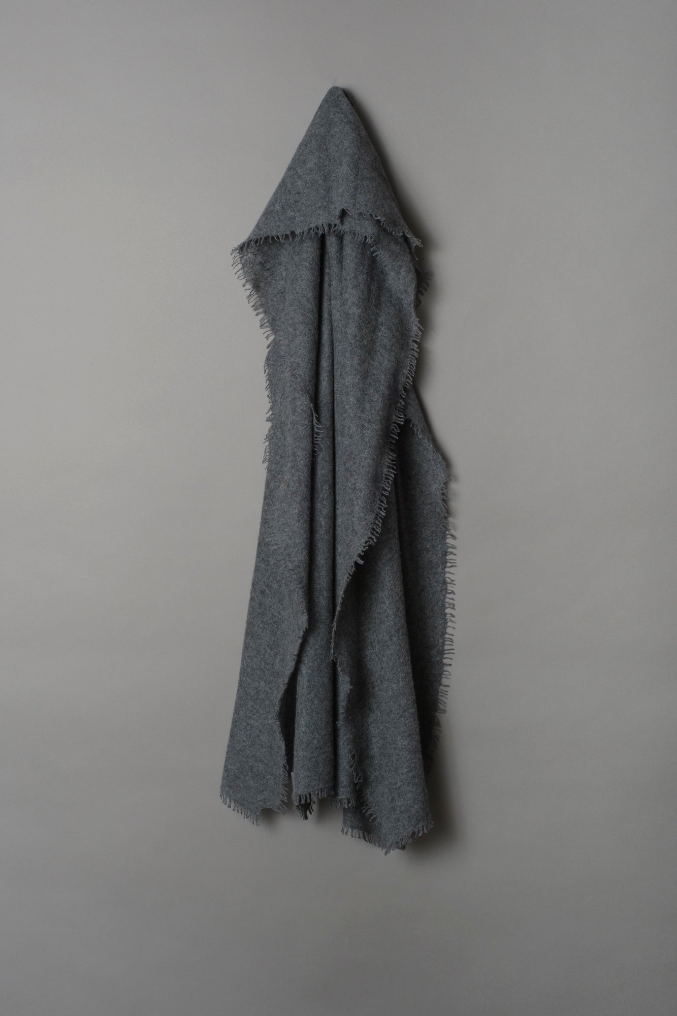 Cashmere Scarf Melange Anthracite