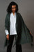 Cashmere scarf Leo Green & Navy