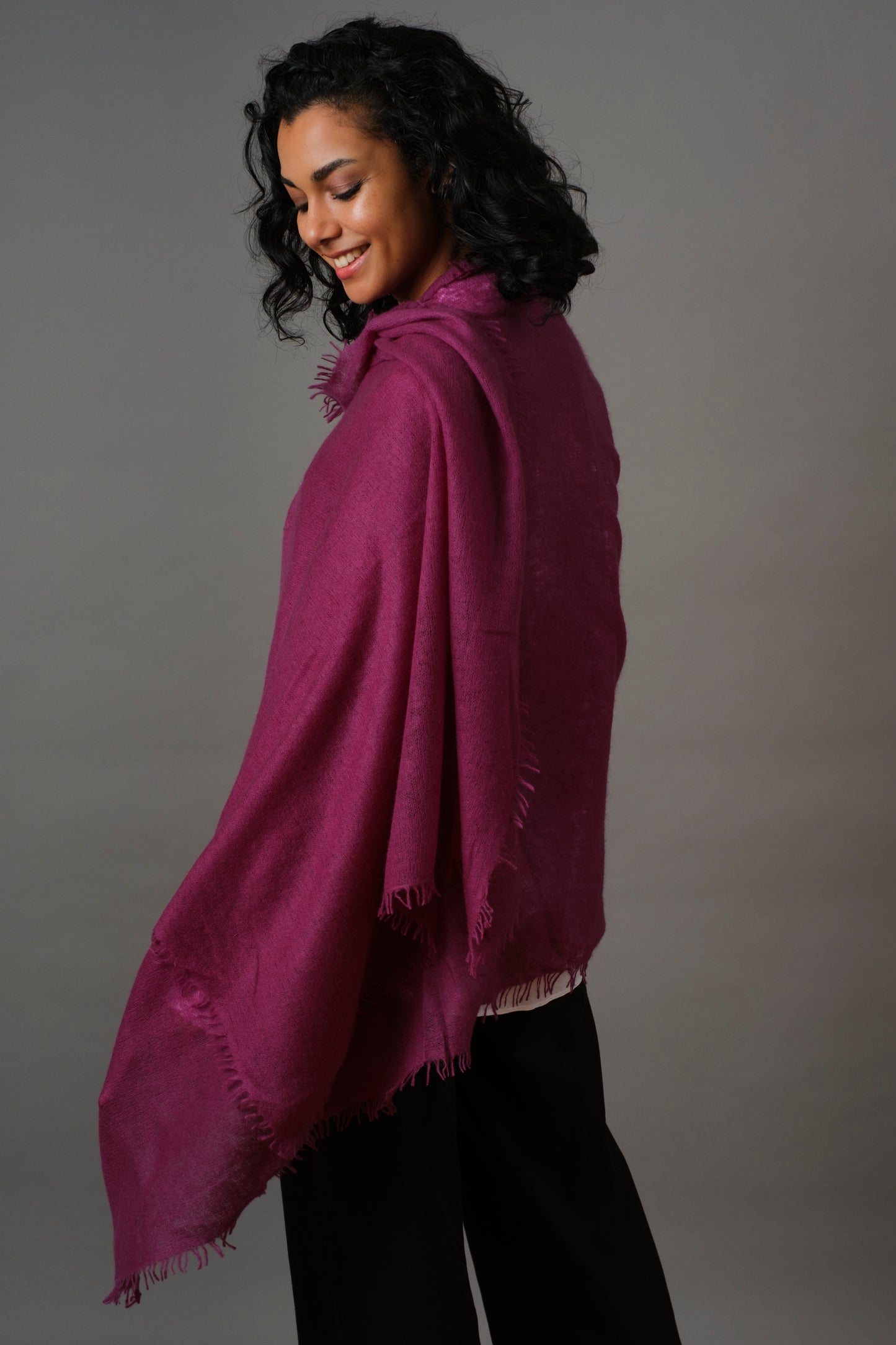 Cashmere scarf Pickled Beet