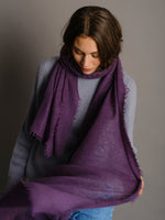 Cashmere scarf Blackberry Cordial