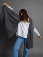 Cashmere scarf Charcoal
