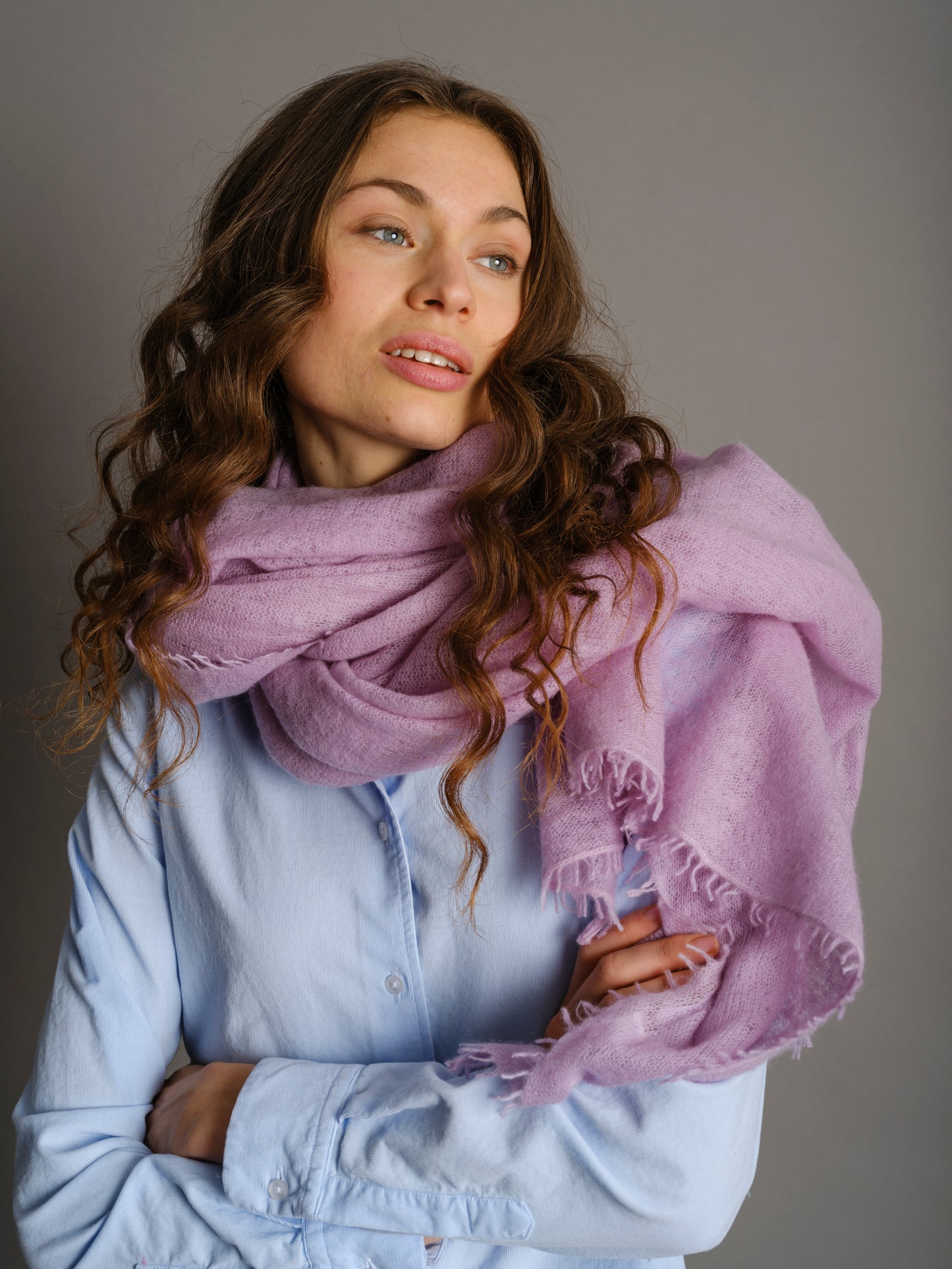 Kaschmir Schal Lavender Frost
