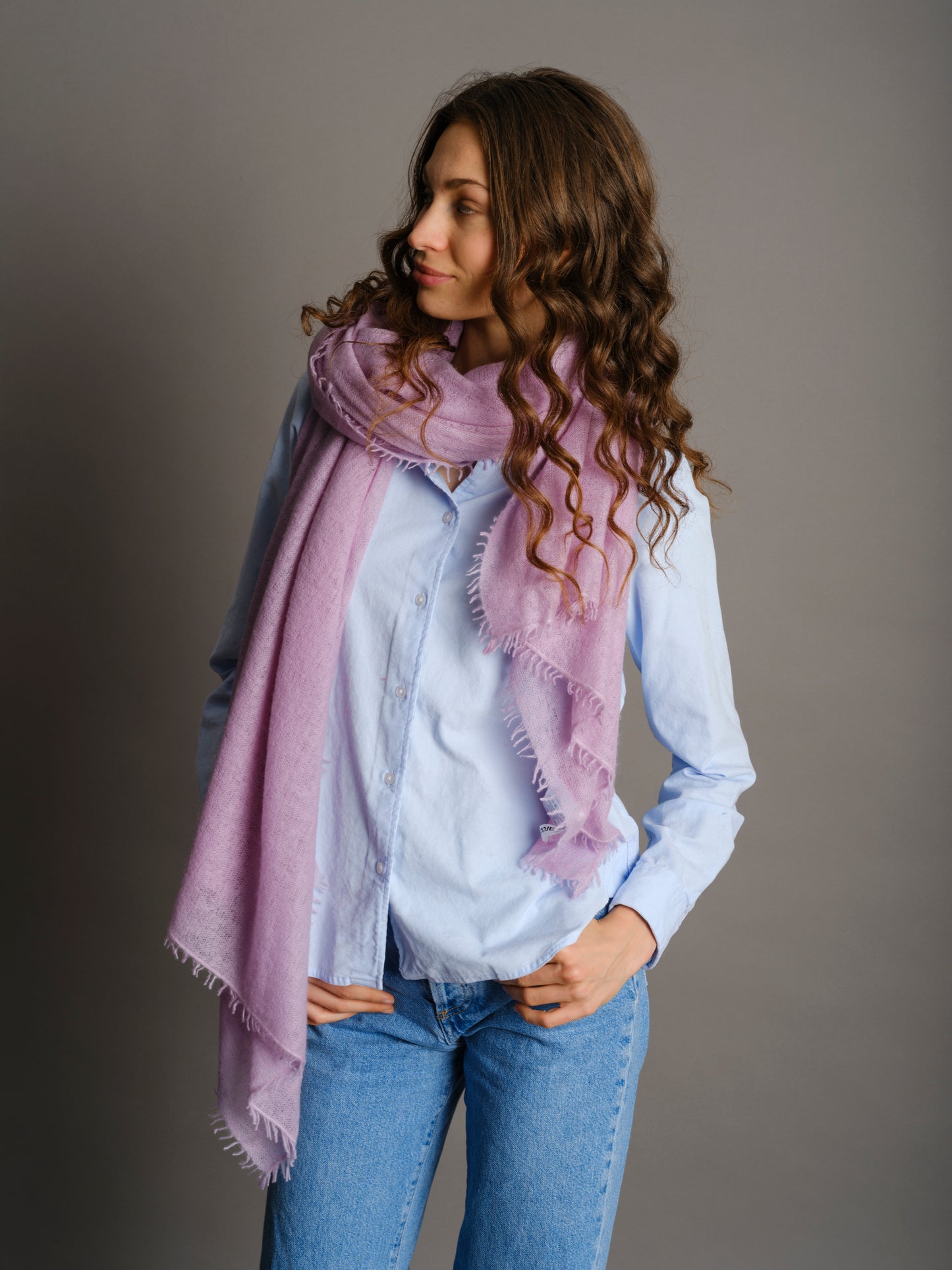 Kaschmir Schal Lavender Frost