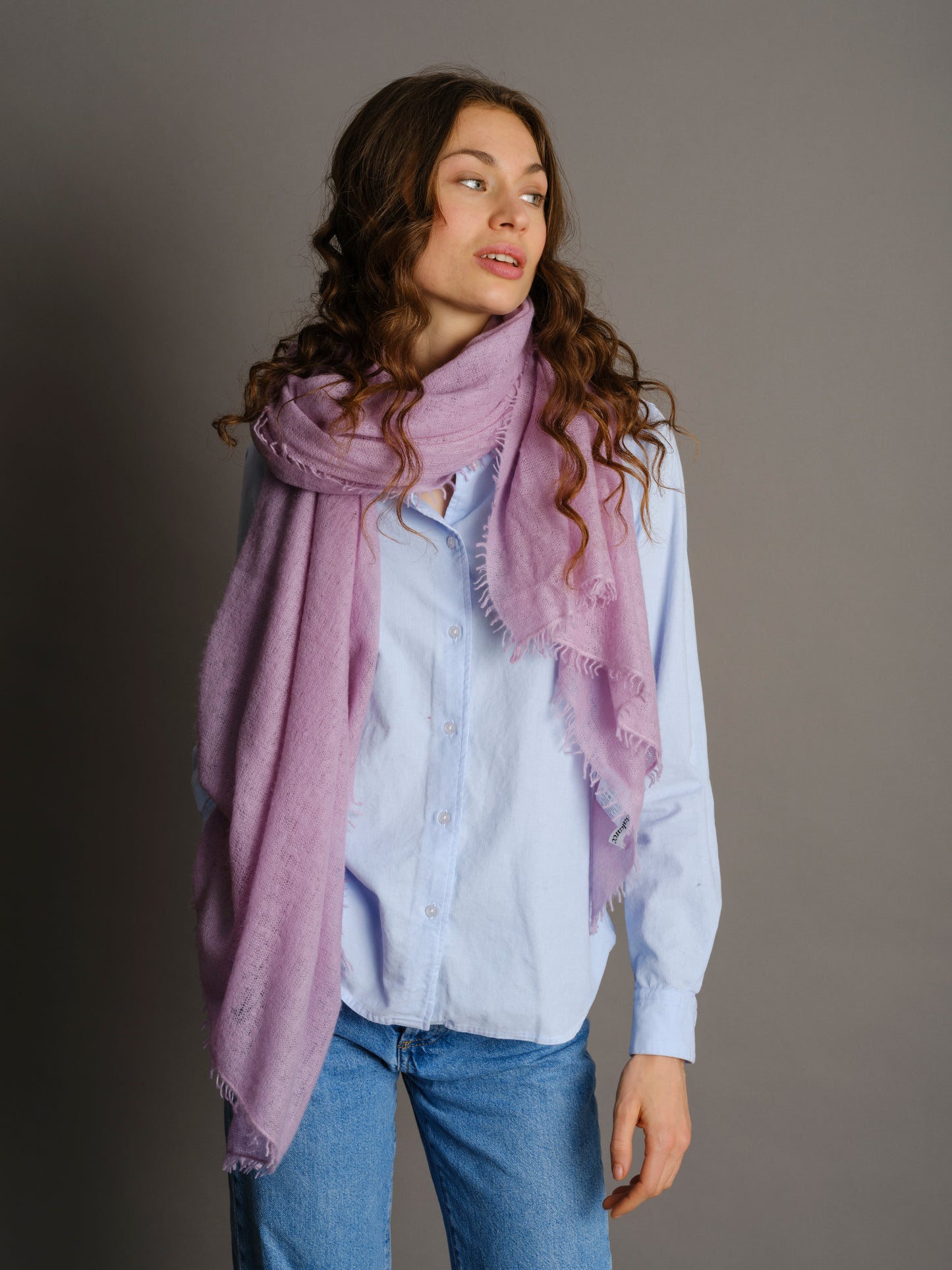 Kaschmir Schal Lavender Frost