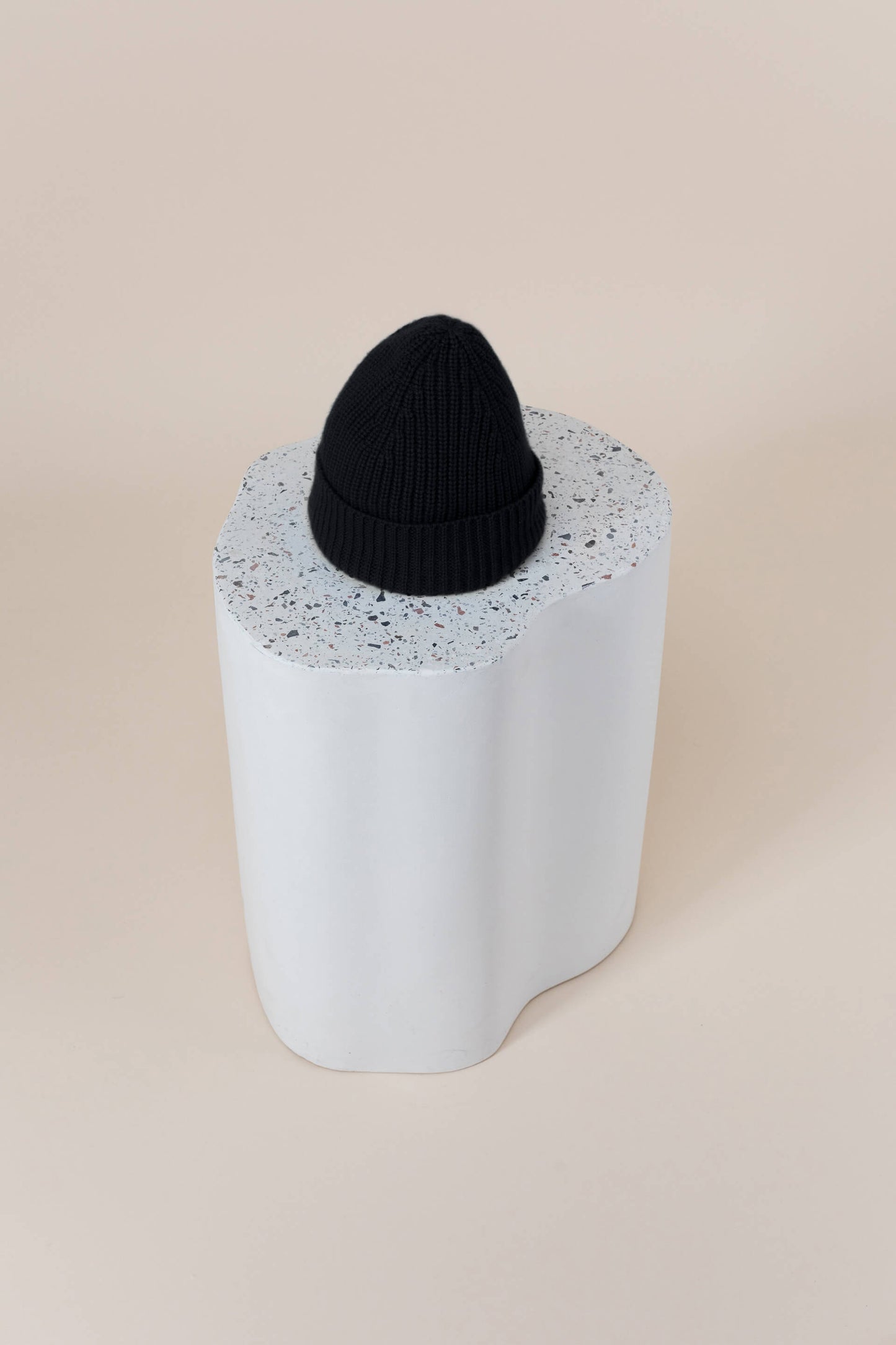 Kaschmir Mütze Black