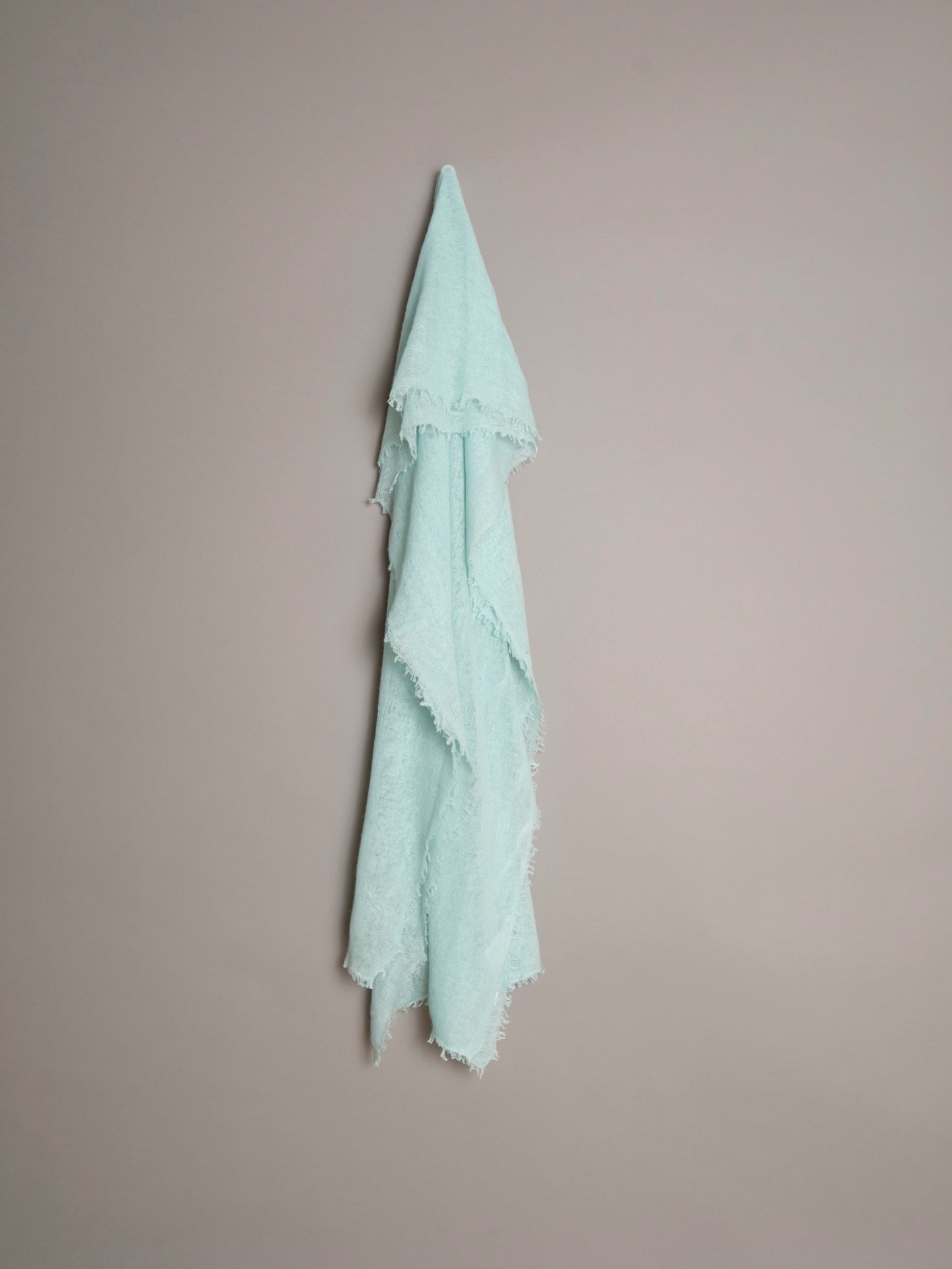 Cashmere scarf Fair Aqua