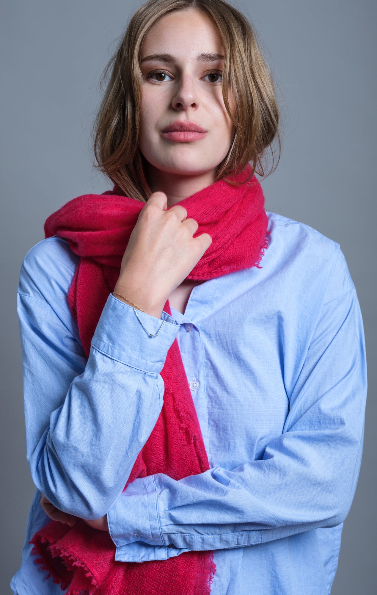 Cashmere scarf Persian Red