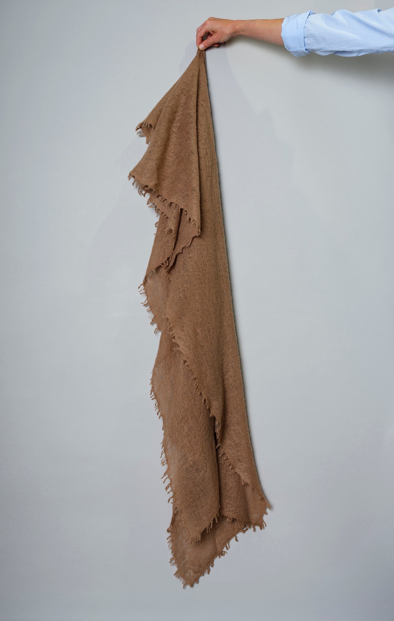 Cashmere scarf Camel