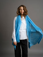 Cashmere scarf Bachelor Blue