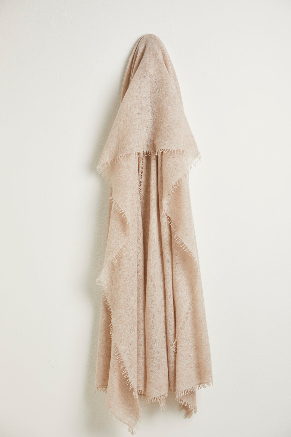 Cashmere scarf beige melange