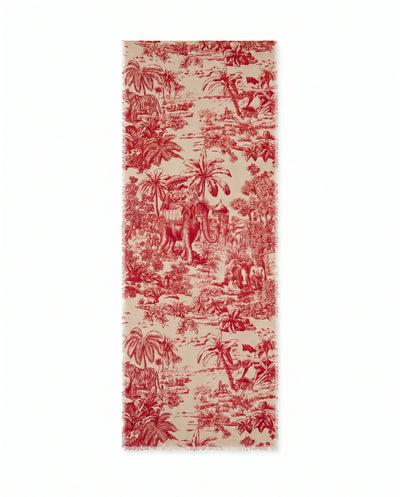 Kaschmir Schal Elephant Pink Lemonade