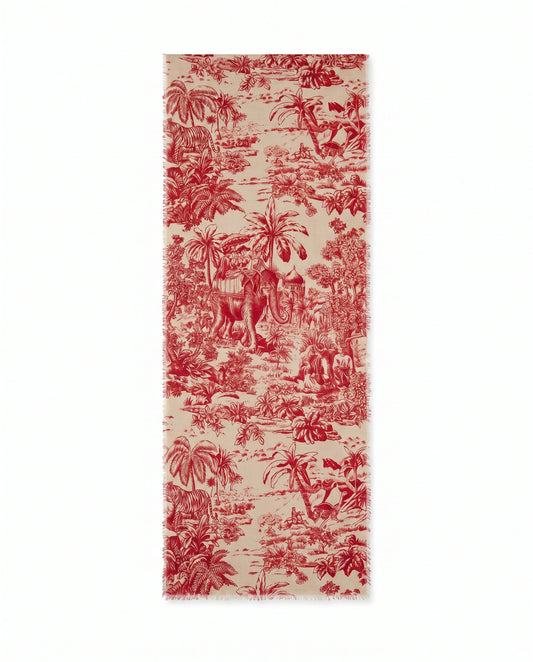 Kaschmir Schal Elephant Pink Lemonade