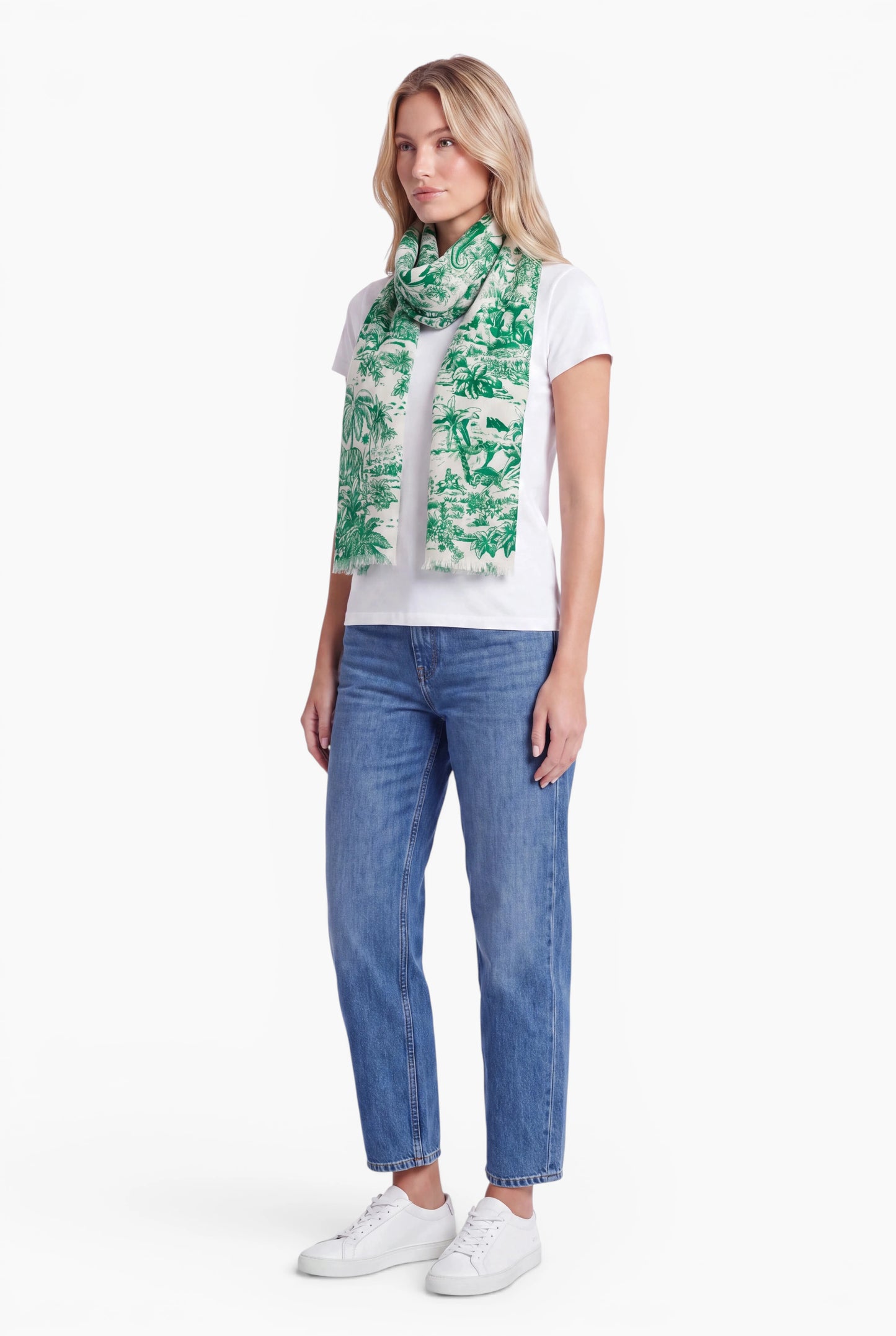 Kaschmir Schal Elephant Vibrant Green