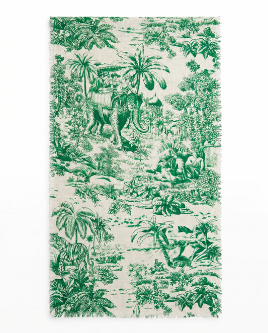 Kaschmir Schal Elephant Vibrant Green
