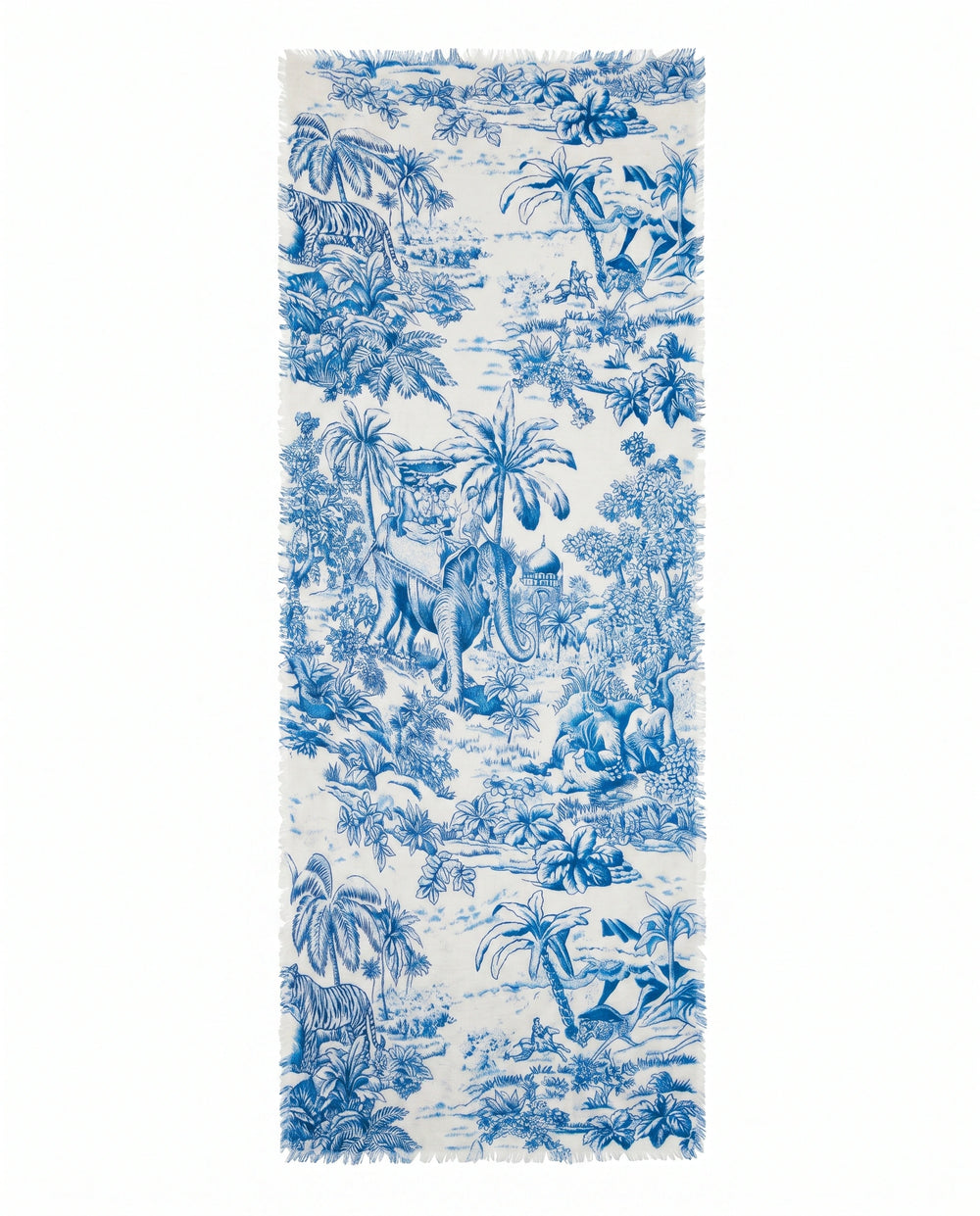 Kaschmir Schal Elephant Light Blue