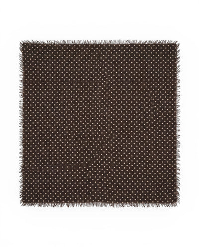 Bandana Dot Espresso/White