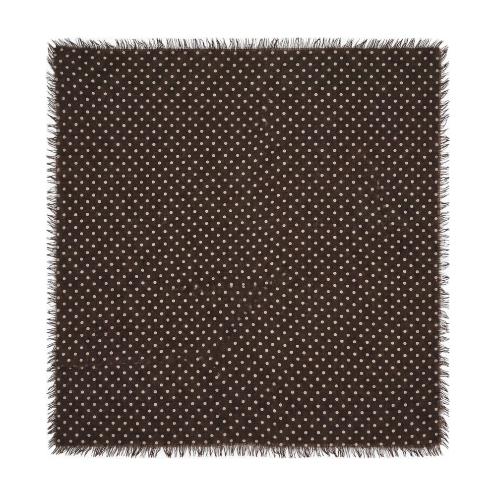 Bandana Dot Espresso/White