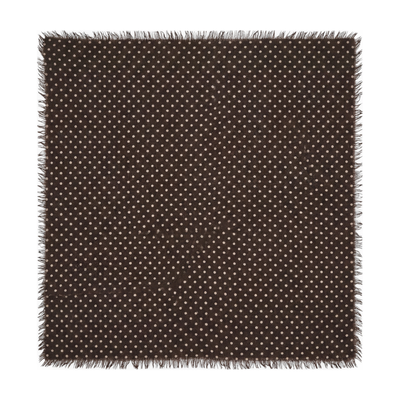 Bandana Dot Espresso/White