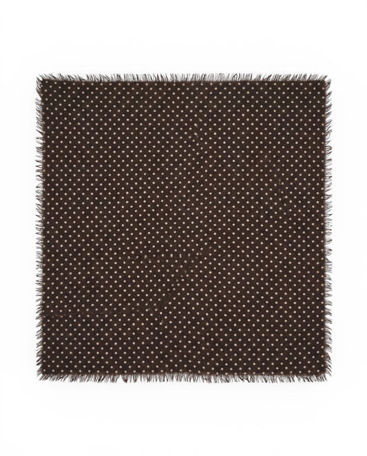 Bandana Dot Espresso/White