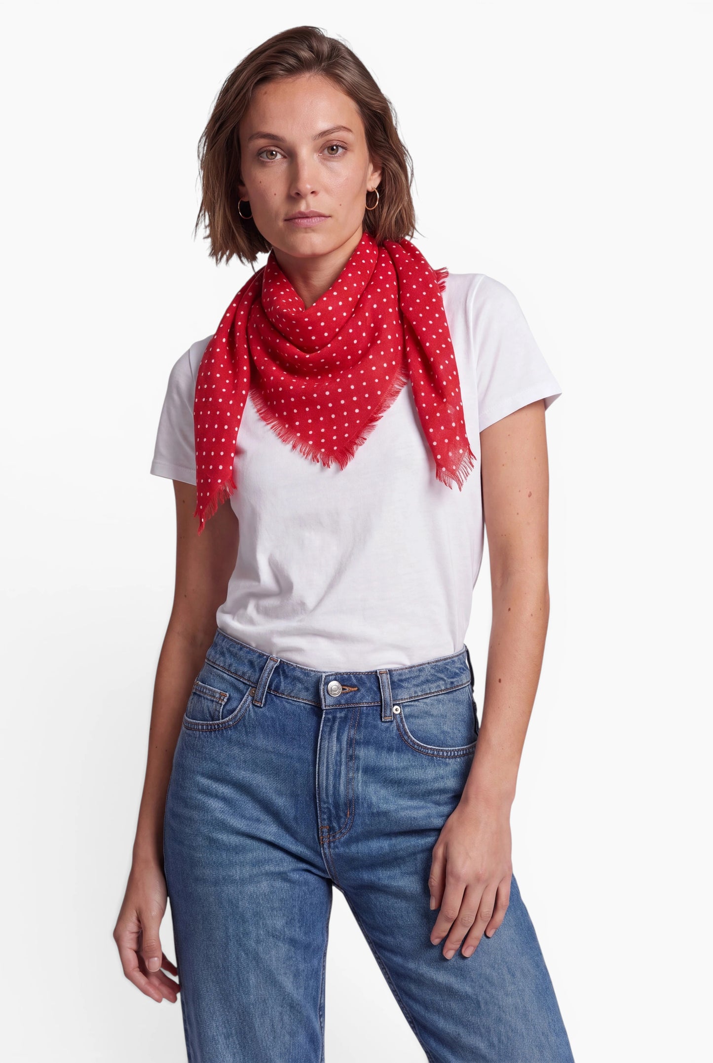 Bandana Dot Adrenaline Rush/White