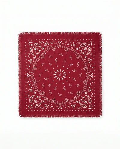 Bandana Paisley Fire/White