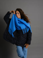 Alpaca Scarf French Blue