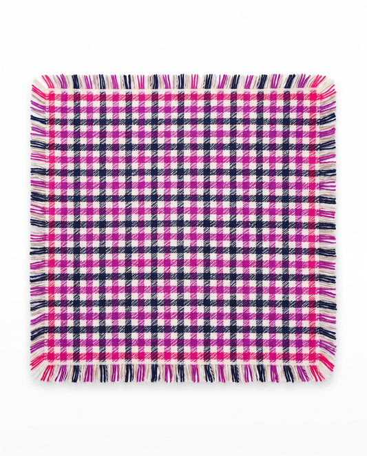 Bandana Check Rasberry/Blue
