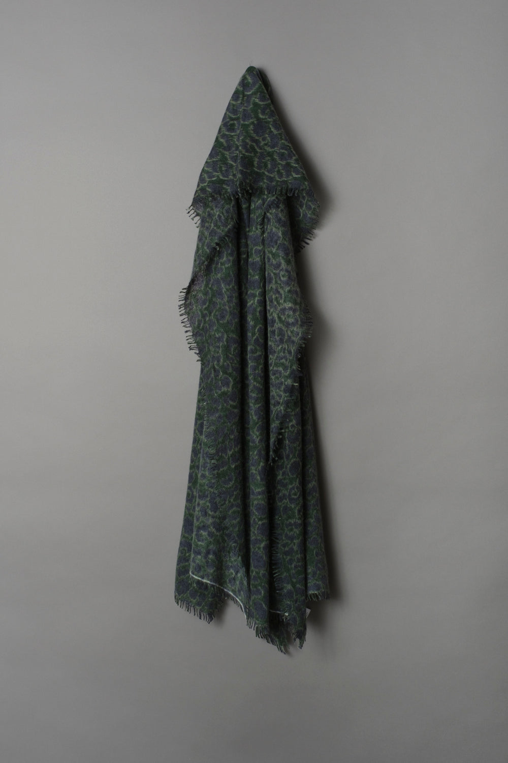 Kaschmir Schal Leo Green & Navy