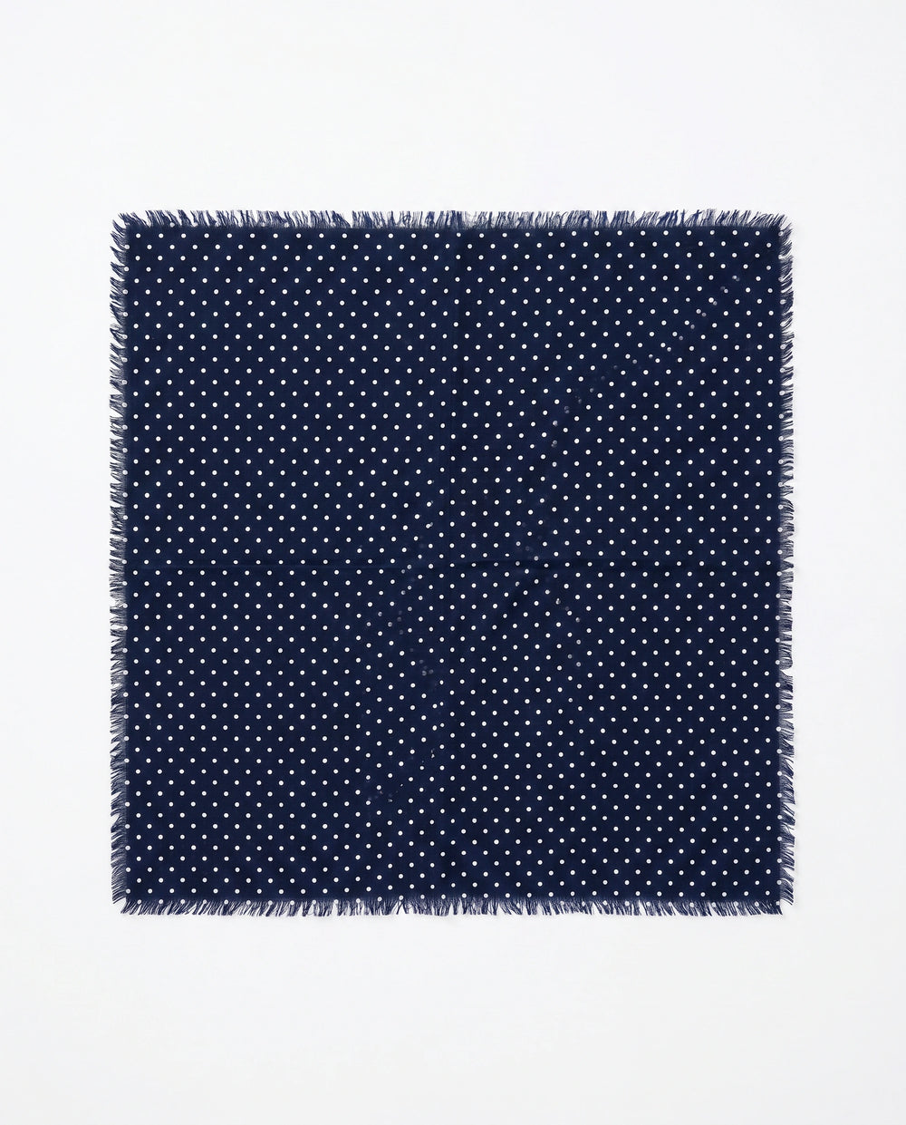 Bandana Dot Navy/White