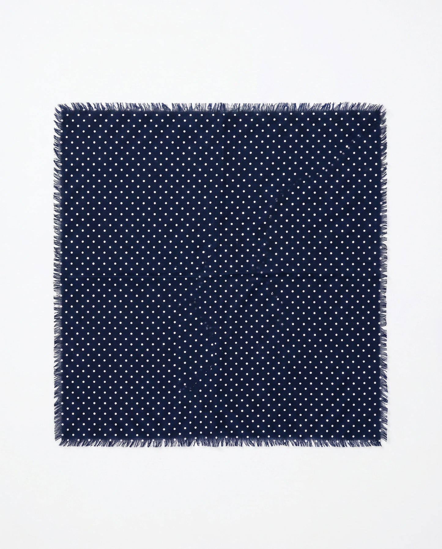 Bandana Dot Navy/White