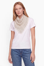 Bandana Dot Ecru/Black