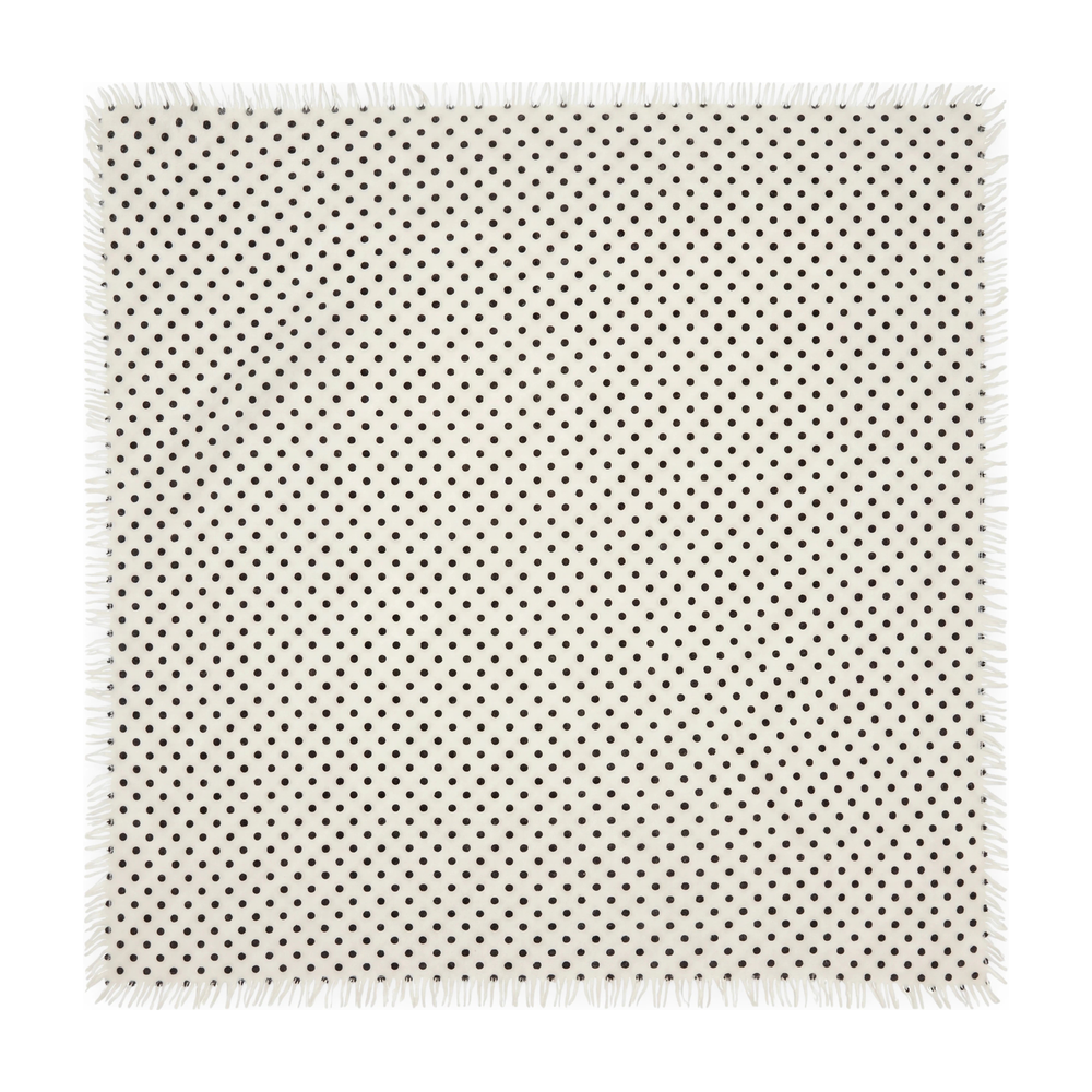 Bandana Dot Ecru/Black