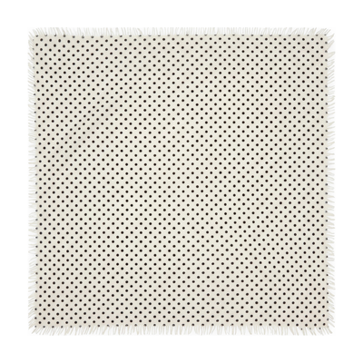 Bandana Dot Ecru/Black