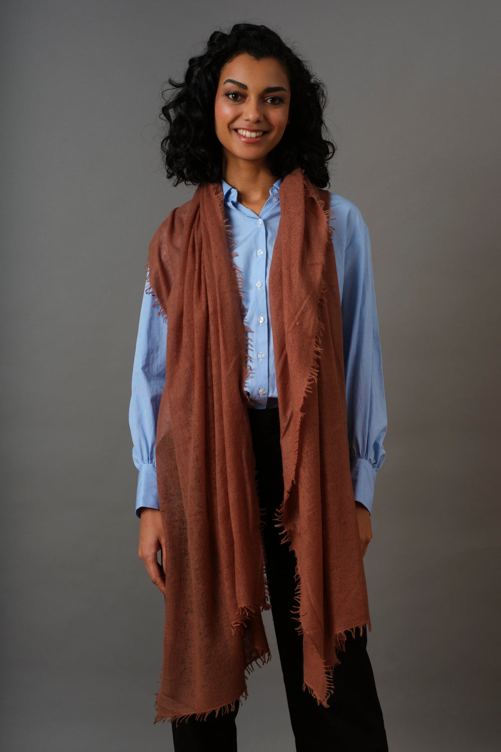 Rawhide cashmere scarf