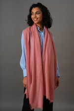 Cashmere scarf Bridal Rose