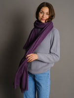 Cashmere scarf Blackberry Cordial