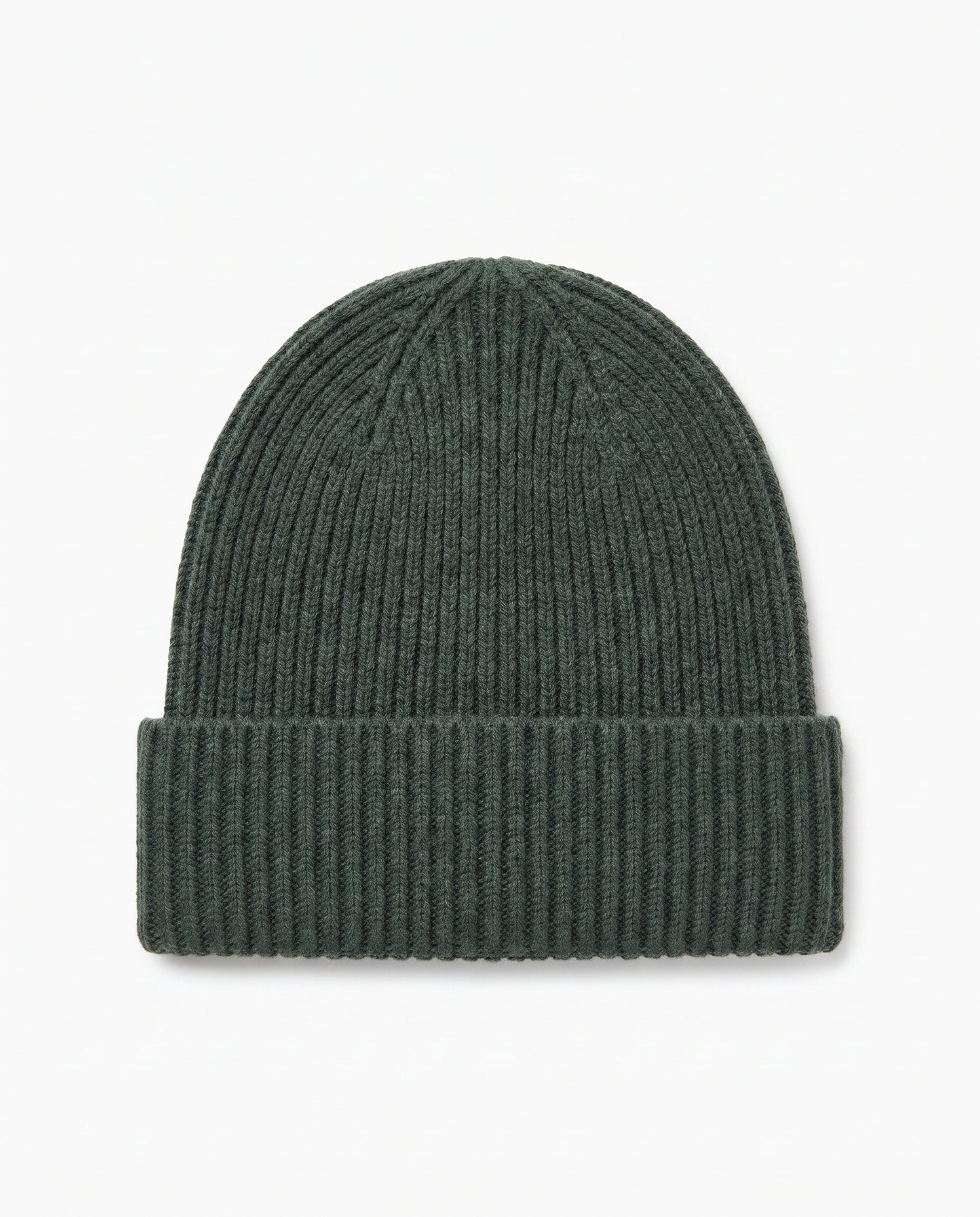 Kaschmir Mütze Dark Olive