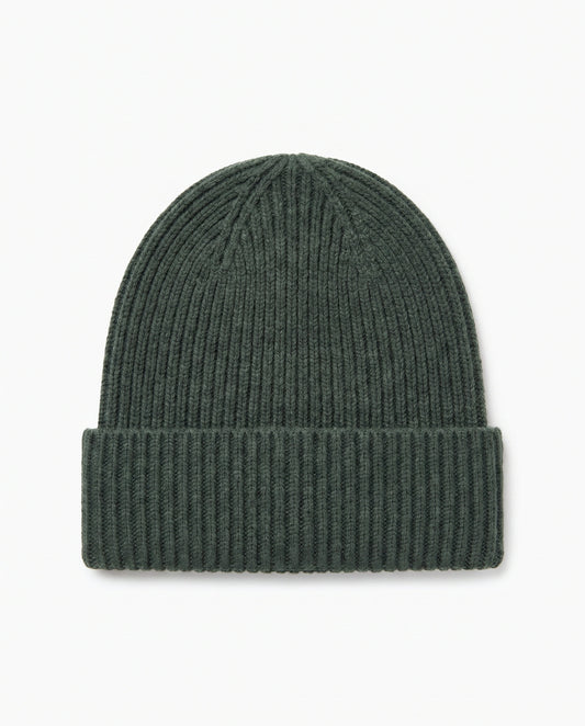 Kaschmir Mütze Dark Olive