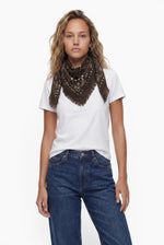 Bandana Paisley Espresso/White