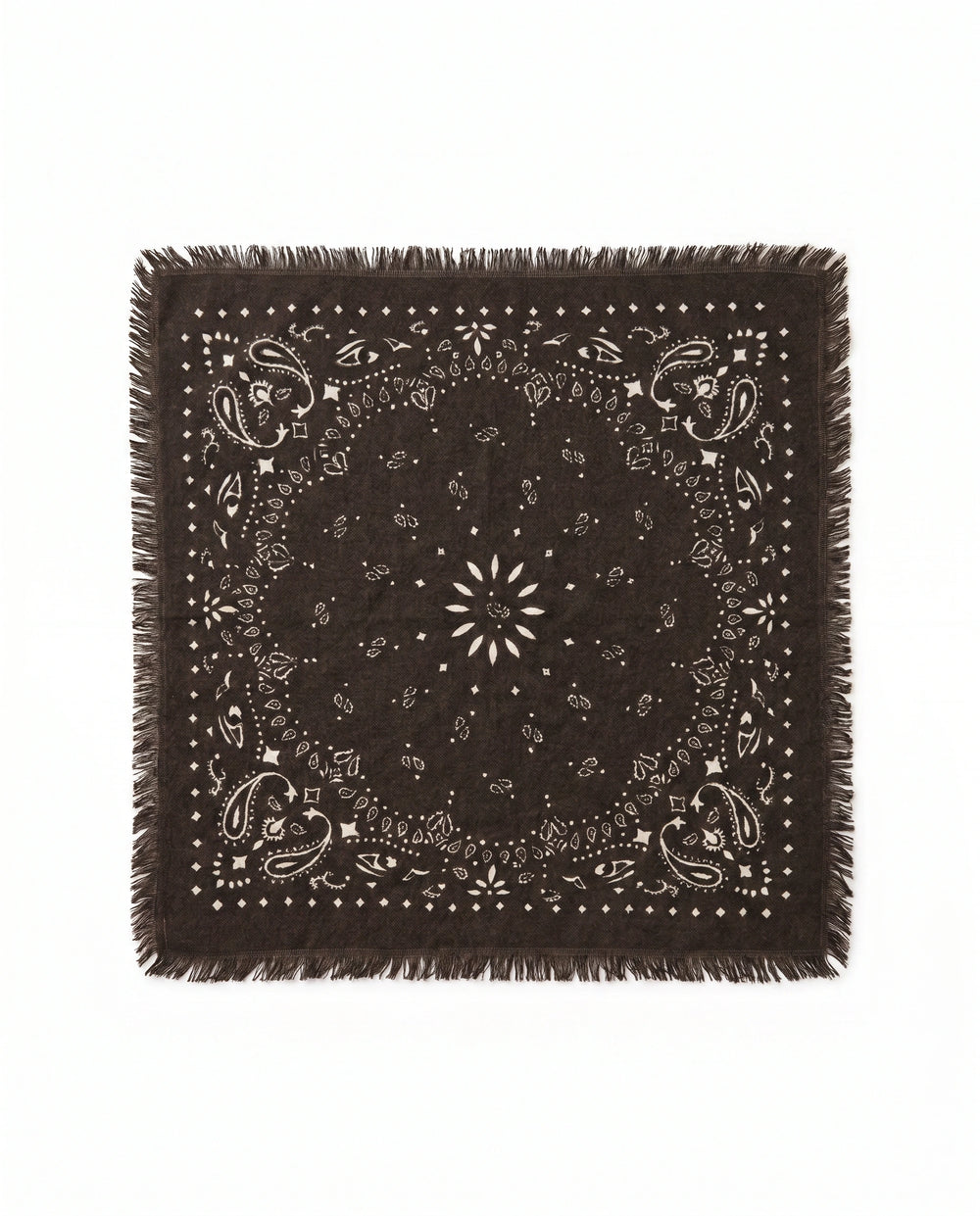 Bandana Paisley Espresso/White