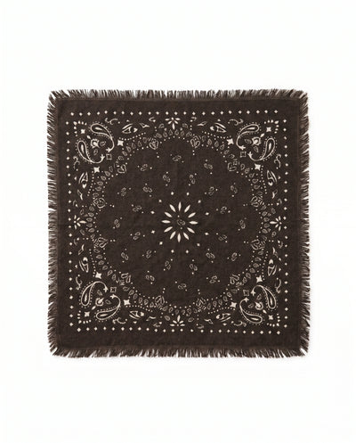 Bandana Paisley Espresso/White
