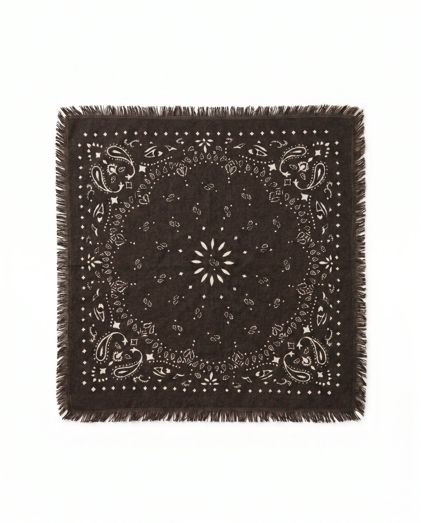 Bandana Paisley Espresso/White