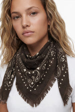 Bandana Paisley Espresso/White