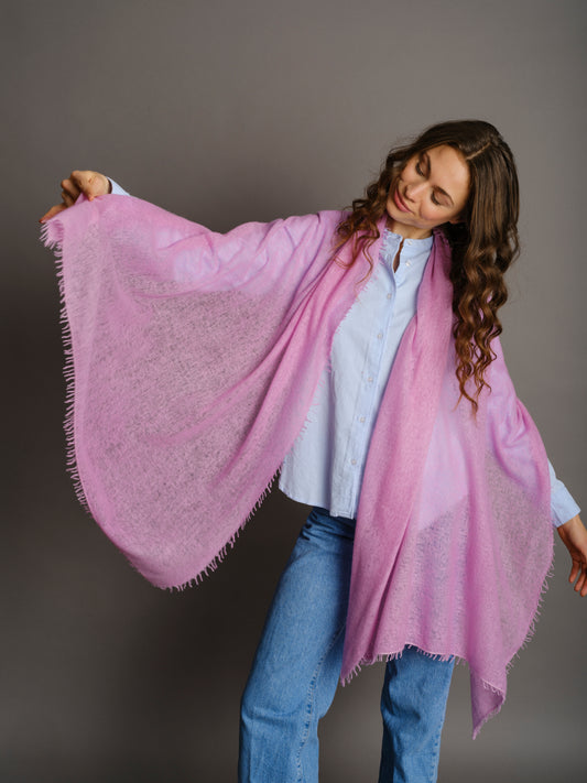 Cashmere scarf Pastel Lavender