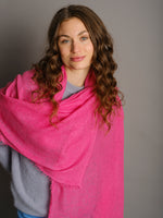 Cashmere scarf Rasberry Sorbet