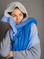 Kaschmir Schal Shaded Blue