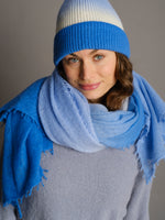 Kaschmir Schal Shaded Blue