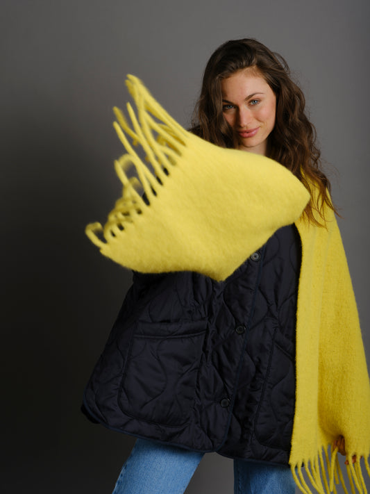 Alpaca scarf Yellow